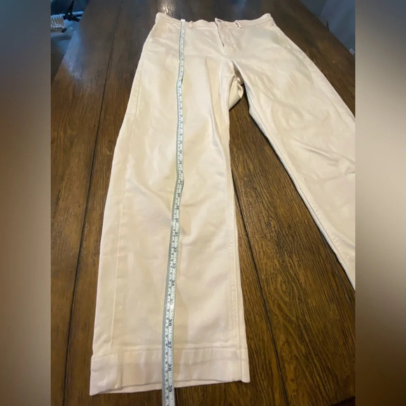 Everlane Cream Straight Leg Crop Tall Size 16 B5 - Picture 5 of 7